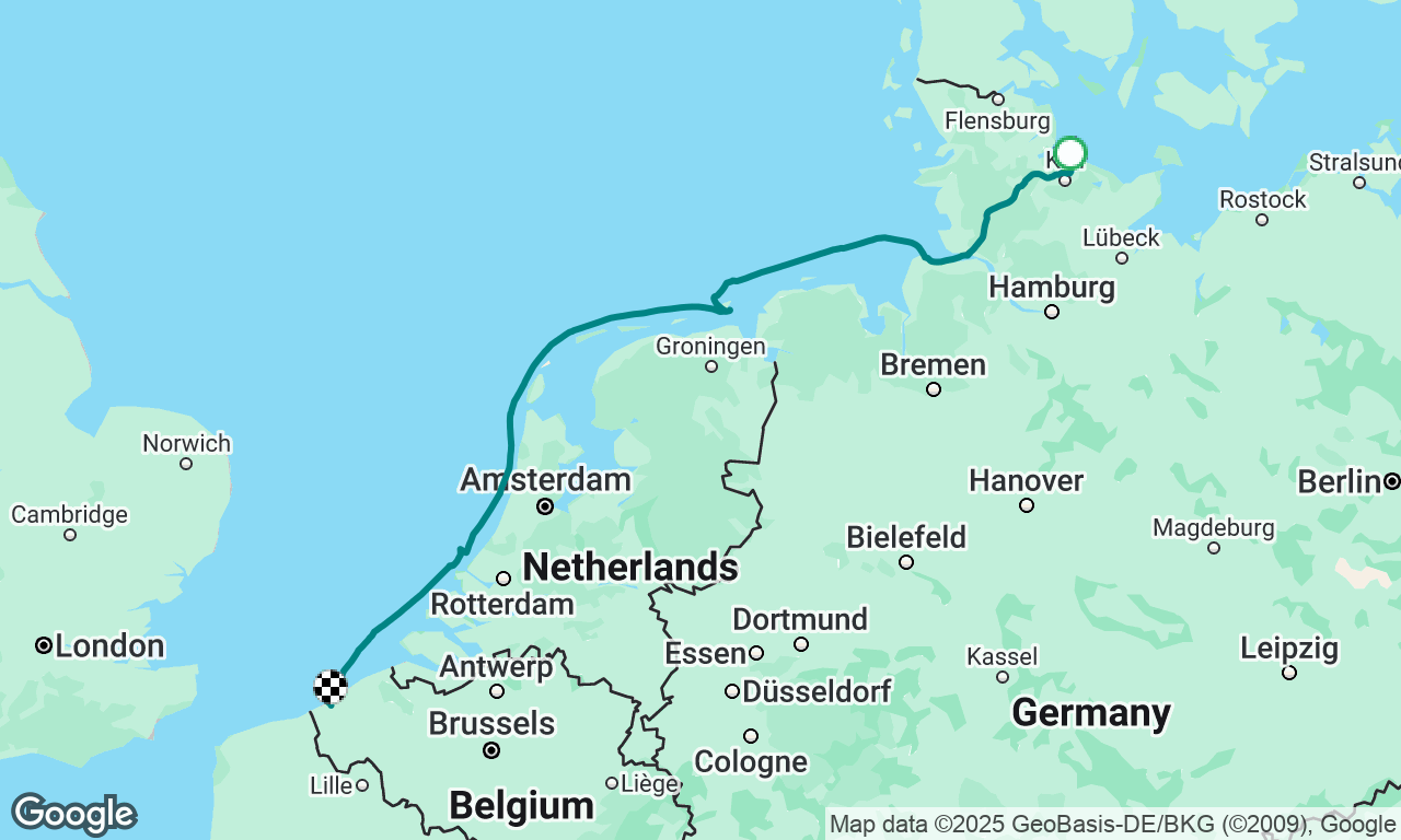 Kiel canal to neuiport