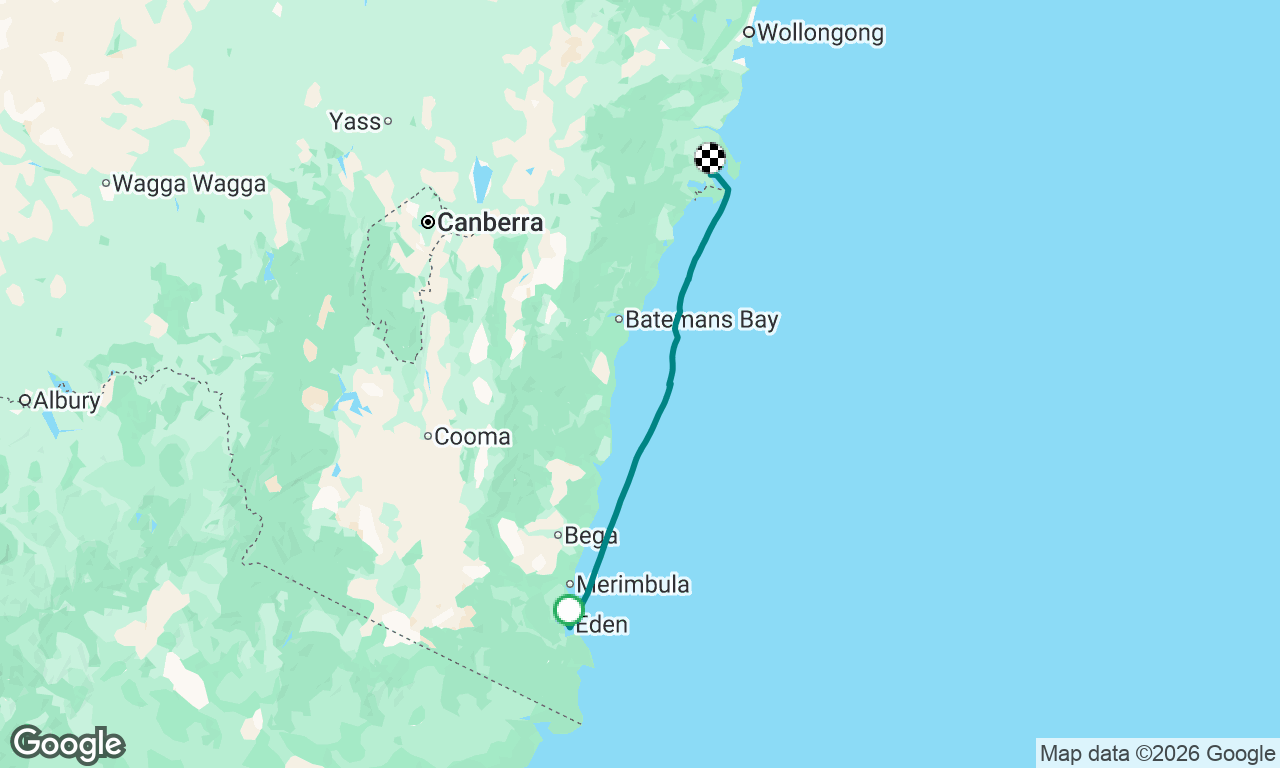 QLD26 5. Eden to Vincentia, Jervis Bay