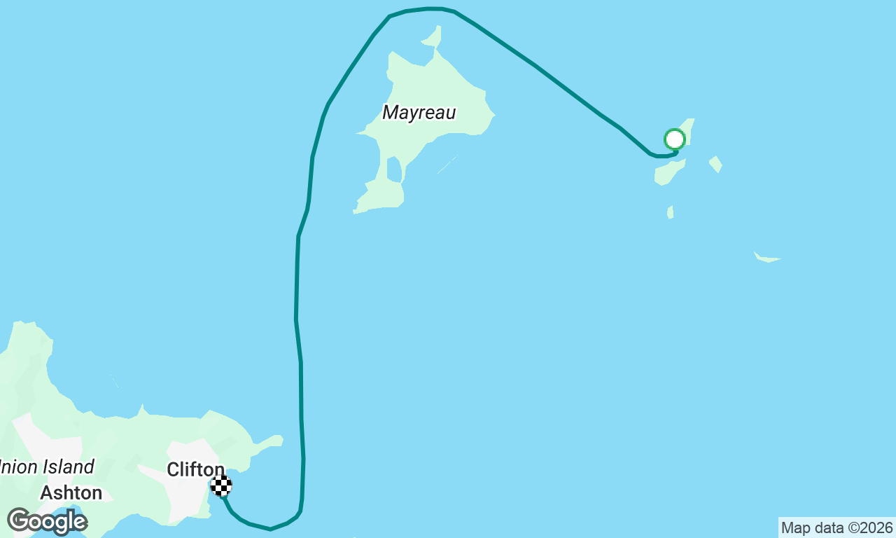 Tabago Cays to Clifton Bay