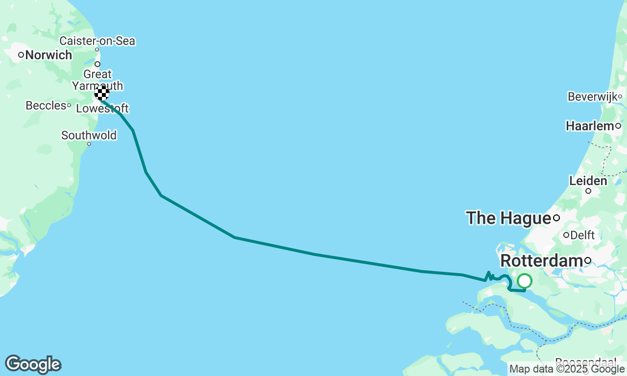 Stellendam to Lowestoft