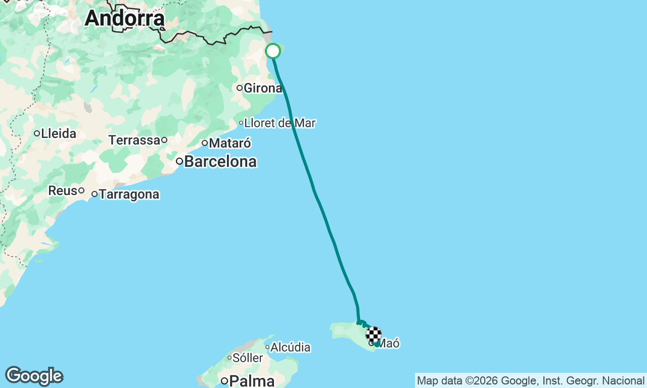 Voyage map