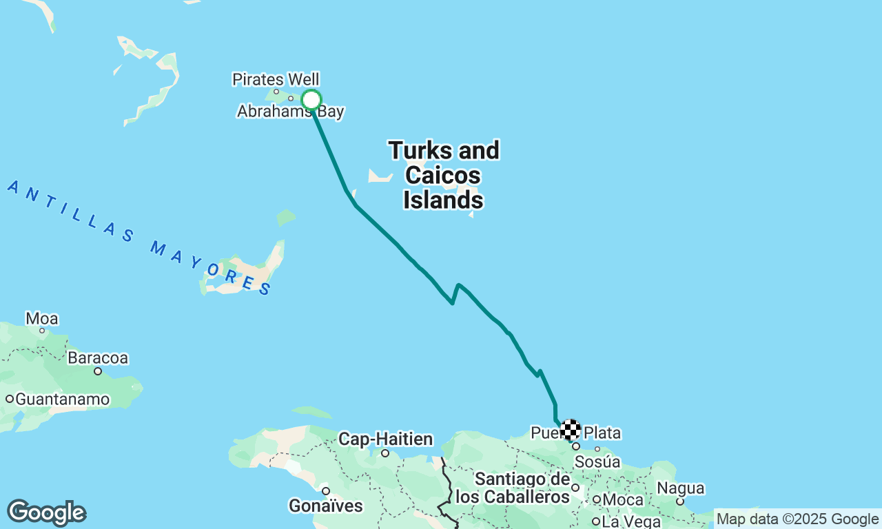 Mayaguana Island to Ocean World, Cofresi DR
