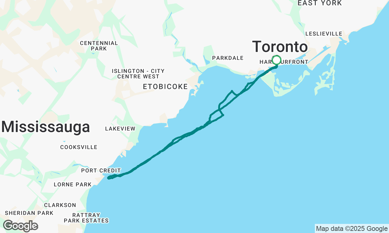 Sunday heat wave Sail to Port Credit