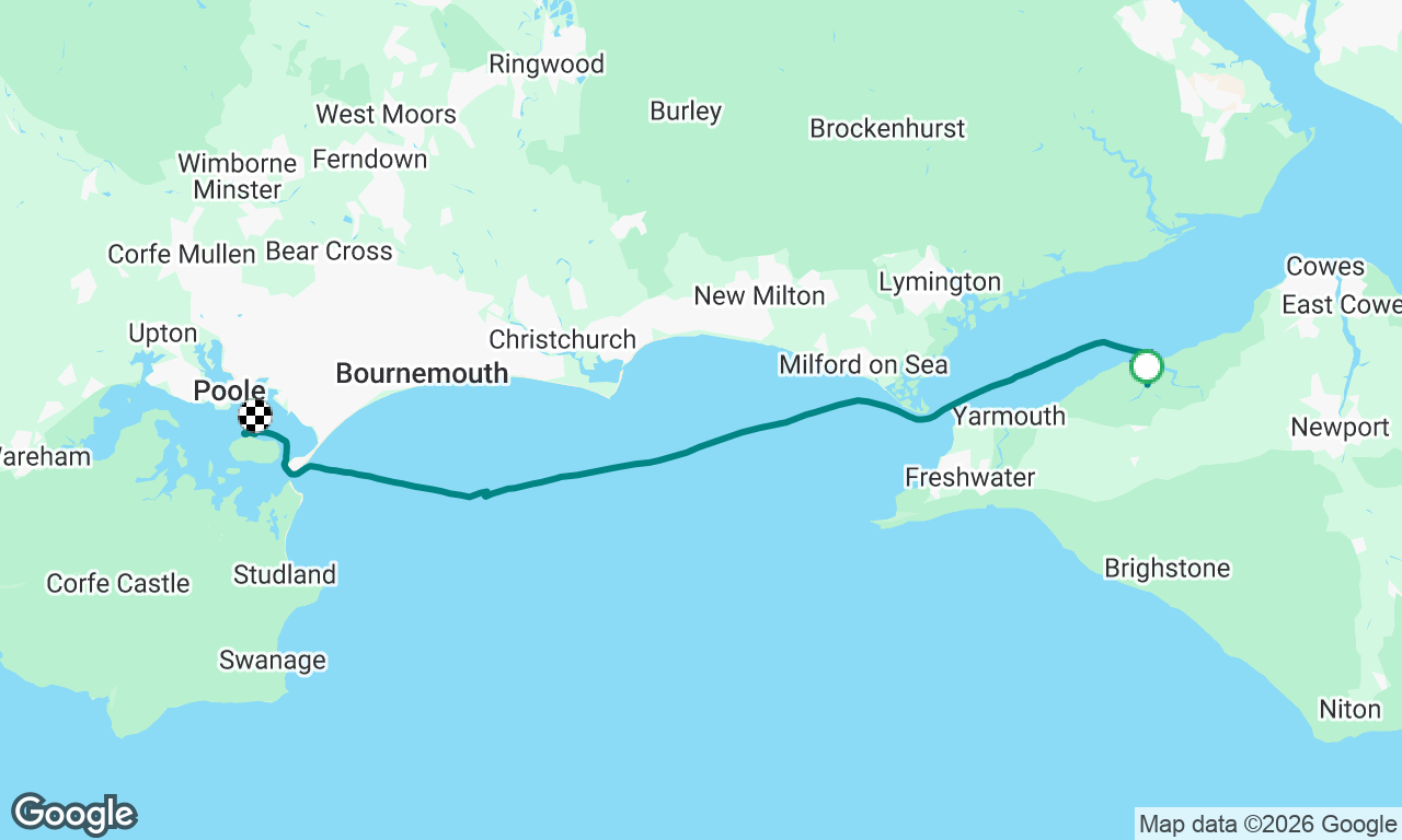 Newtown Creek to Poole Harbour