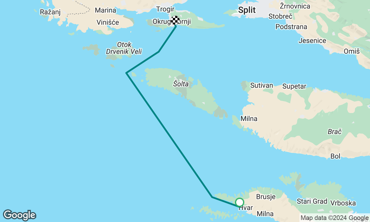 Sicily to Turkey Leg #10 Croatia exploration