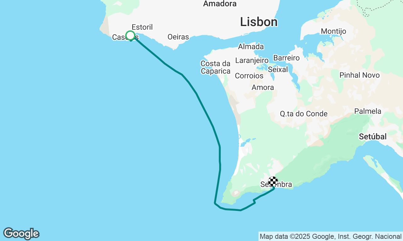 Cascais to Sesimbra