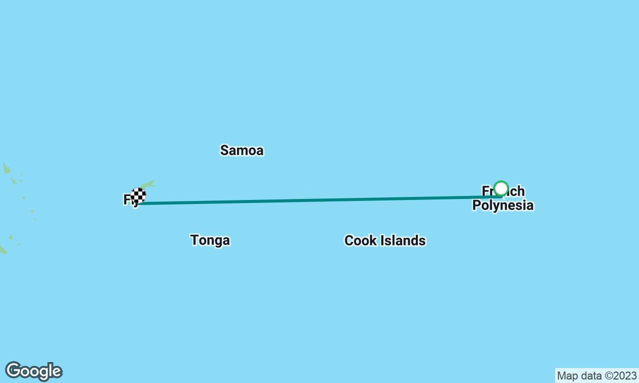 French Polynesia to Fiji