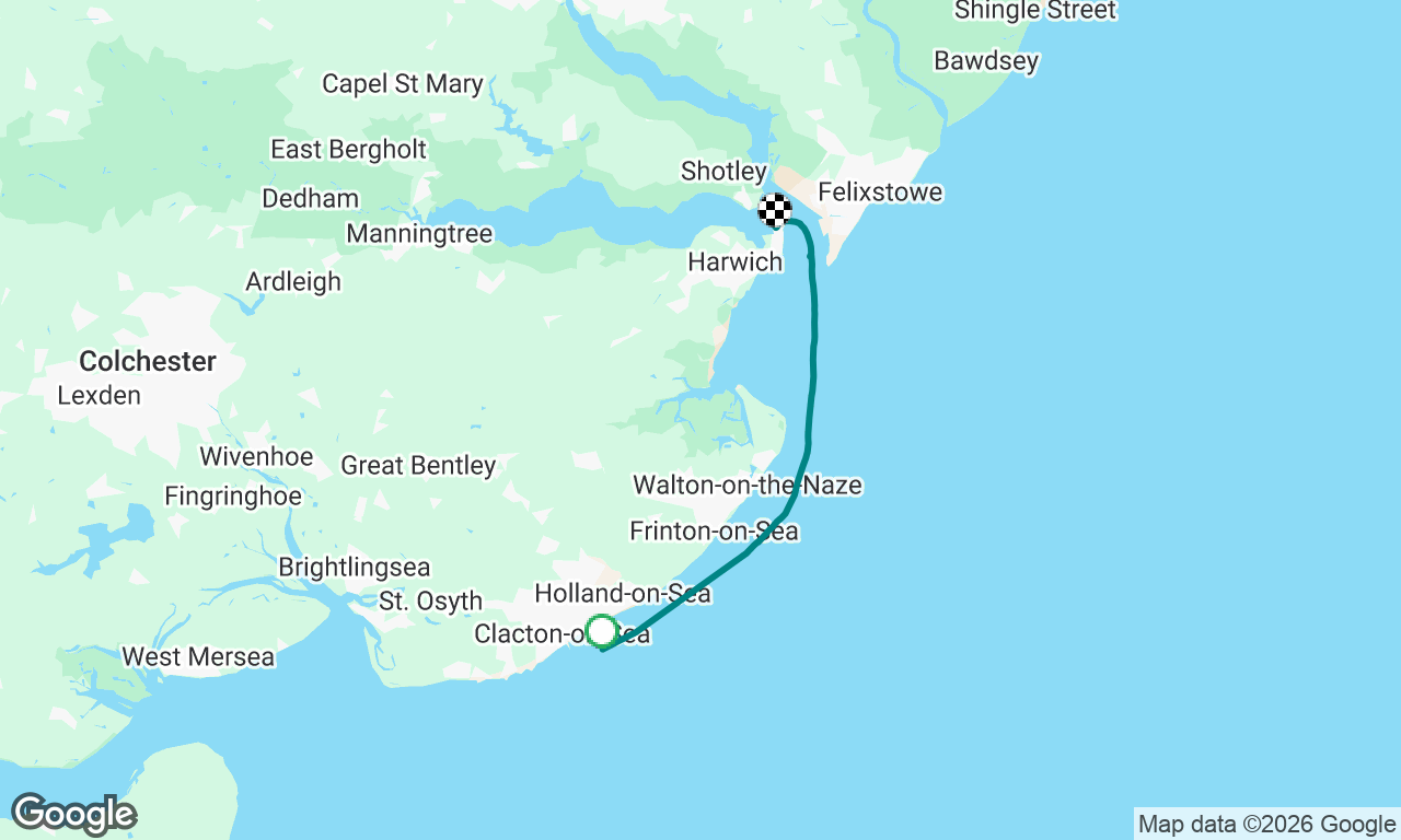 Clacton to Harwich