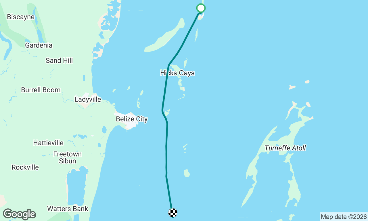 Caye Caulker to Middle Long Cay