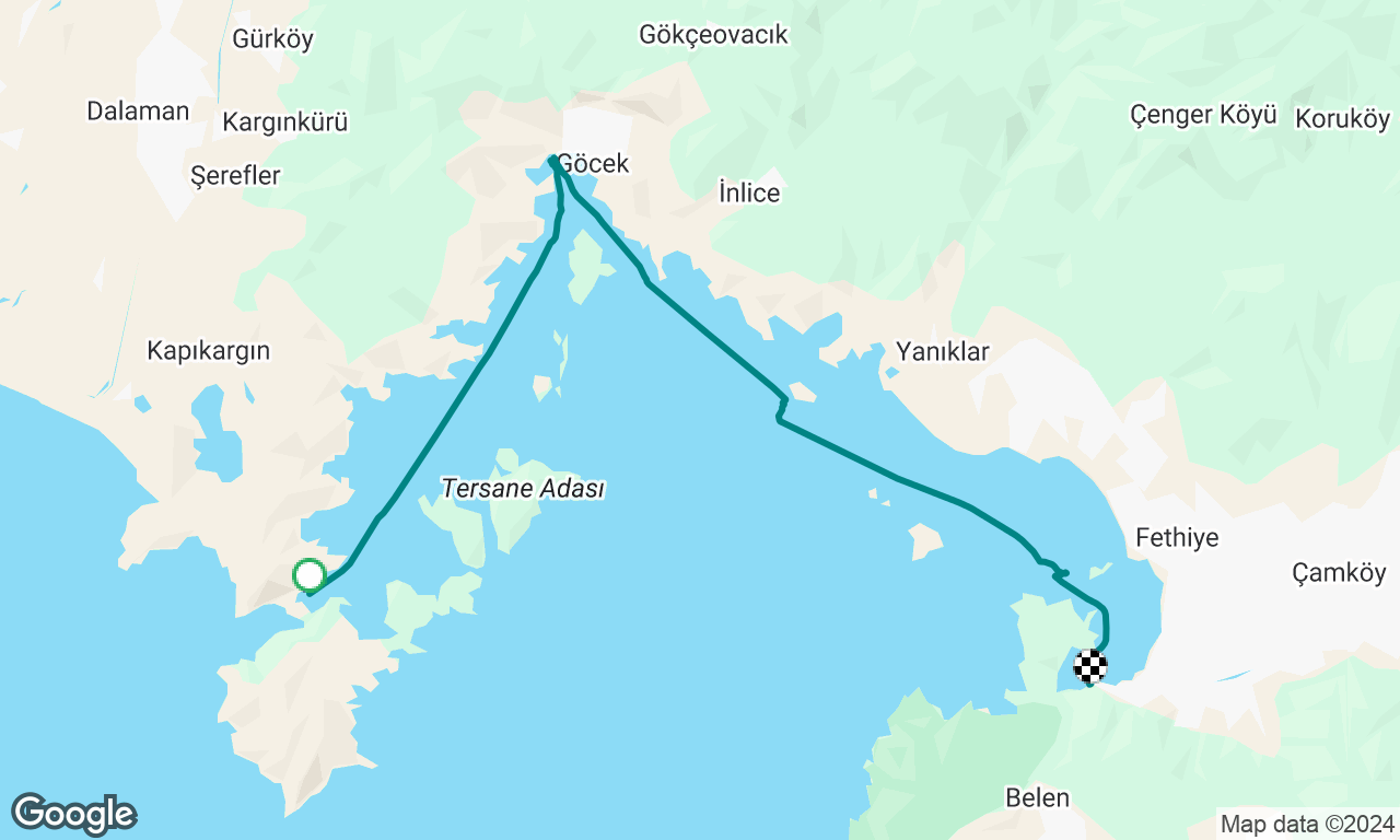 Wall Bay → Fethiye 