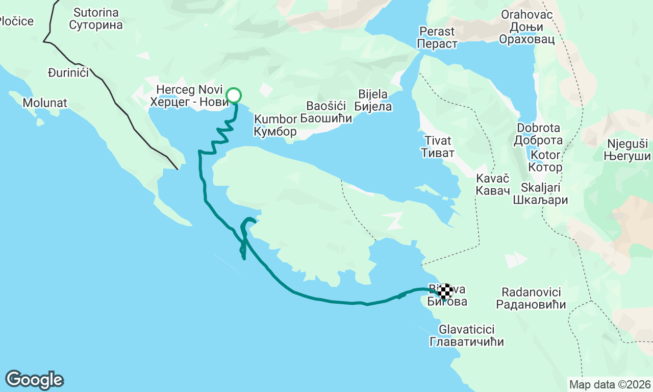 Voyage map
