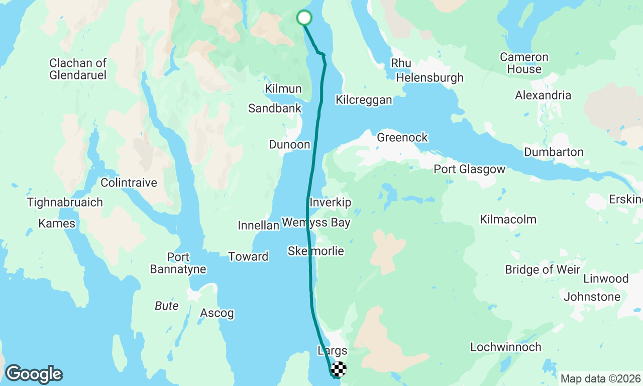 Ardentinny Anchorage to Largs Yacht Haven