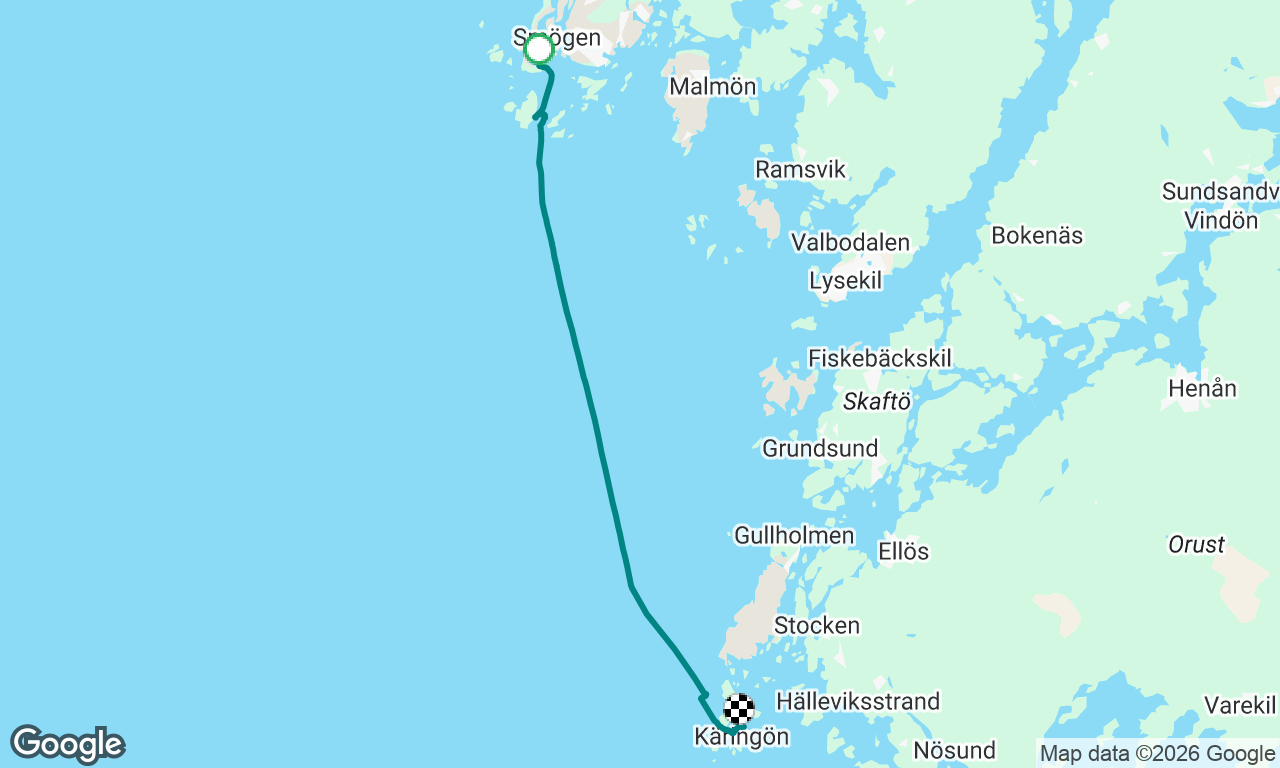 Smögen to Käringön, Sweden