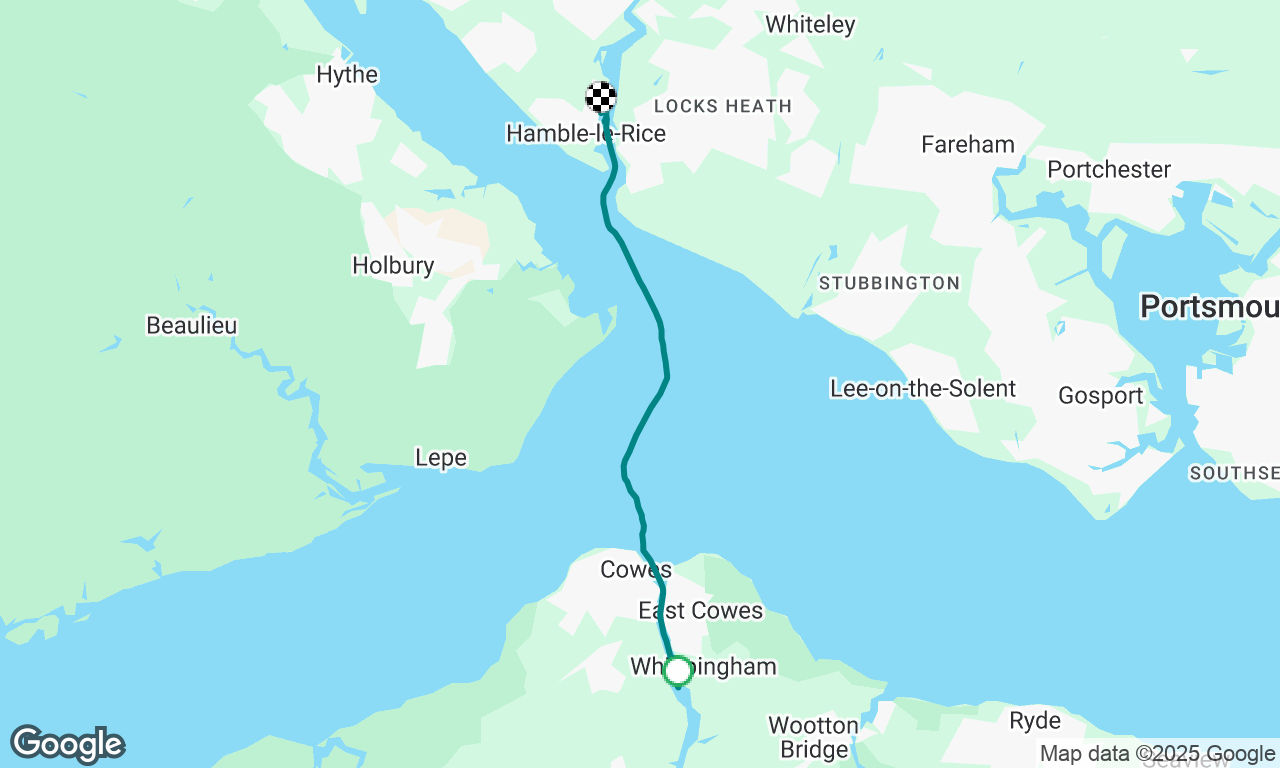 Folly to Hamble 