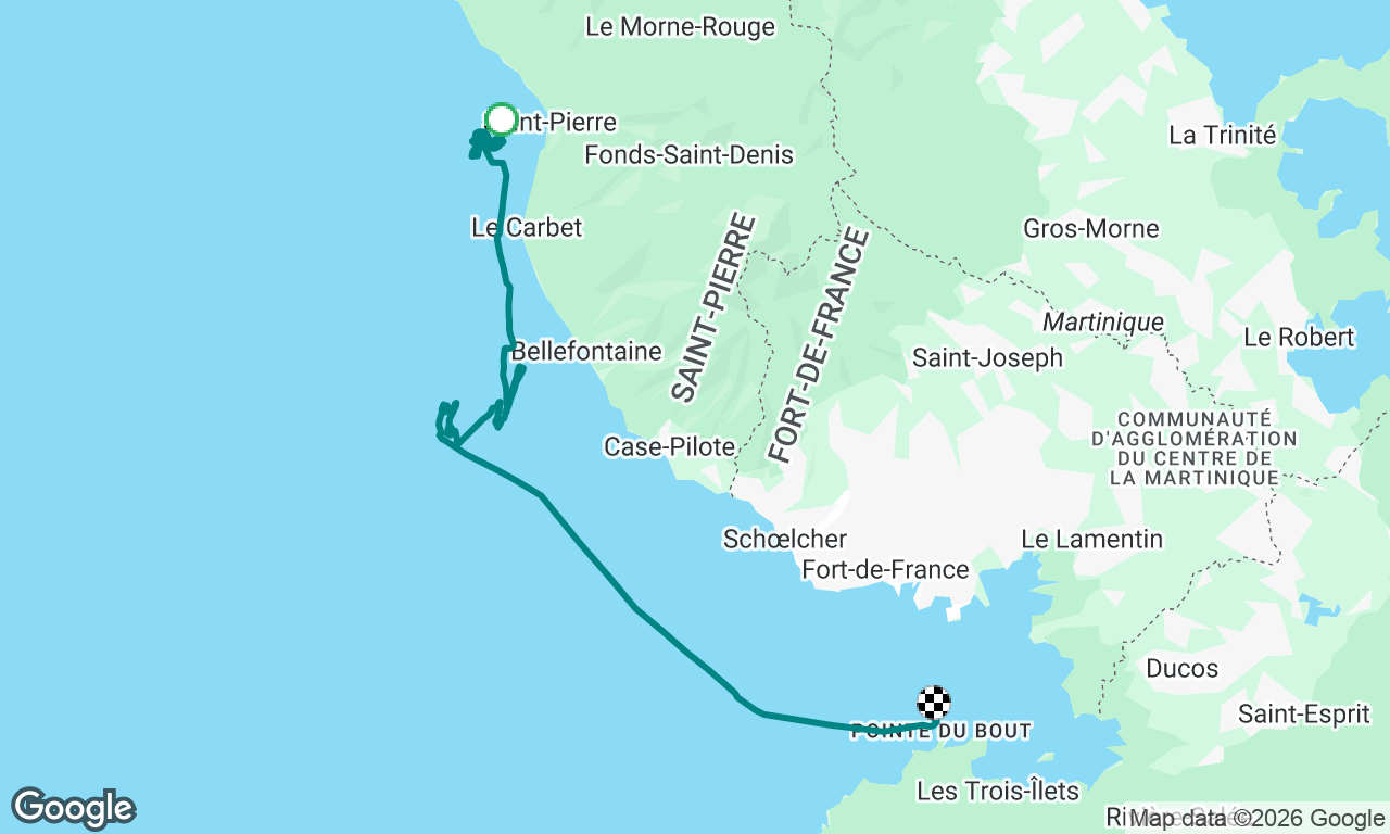 Saint-Pierre -> Point du bout