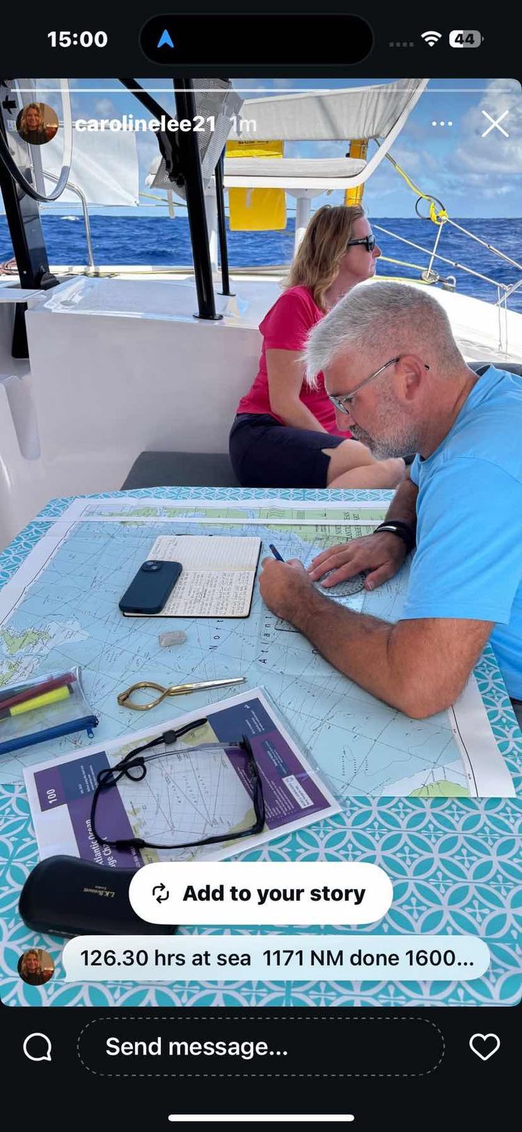 Voyage photo from Arrecife Lanzarote to Port St Charles Barbados