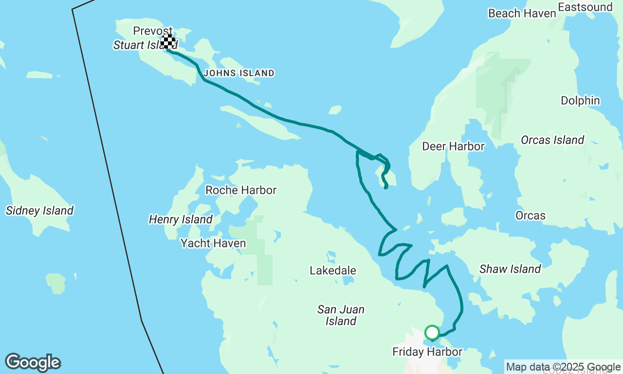 Stuart Island via Jones Island
