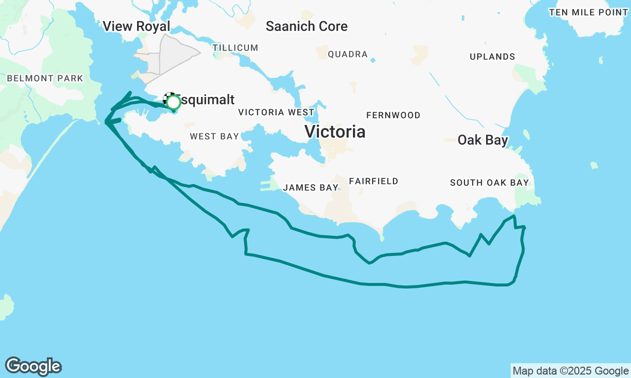 Around Trial Island Race. 