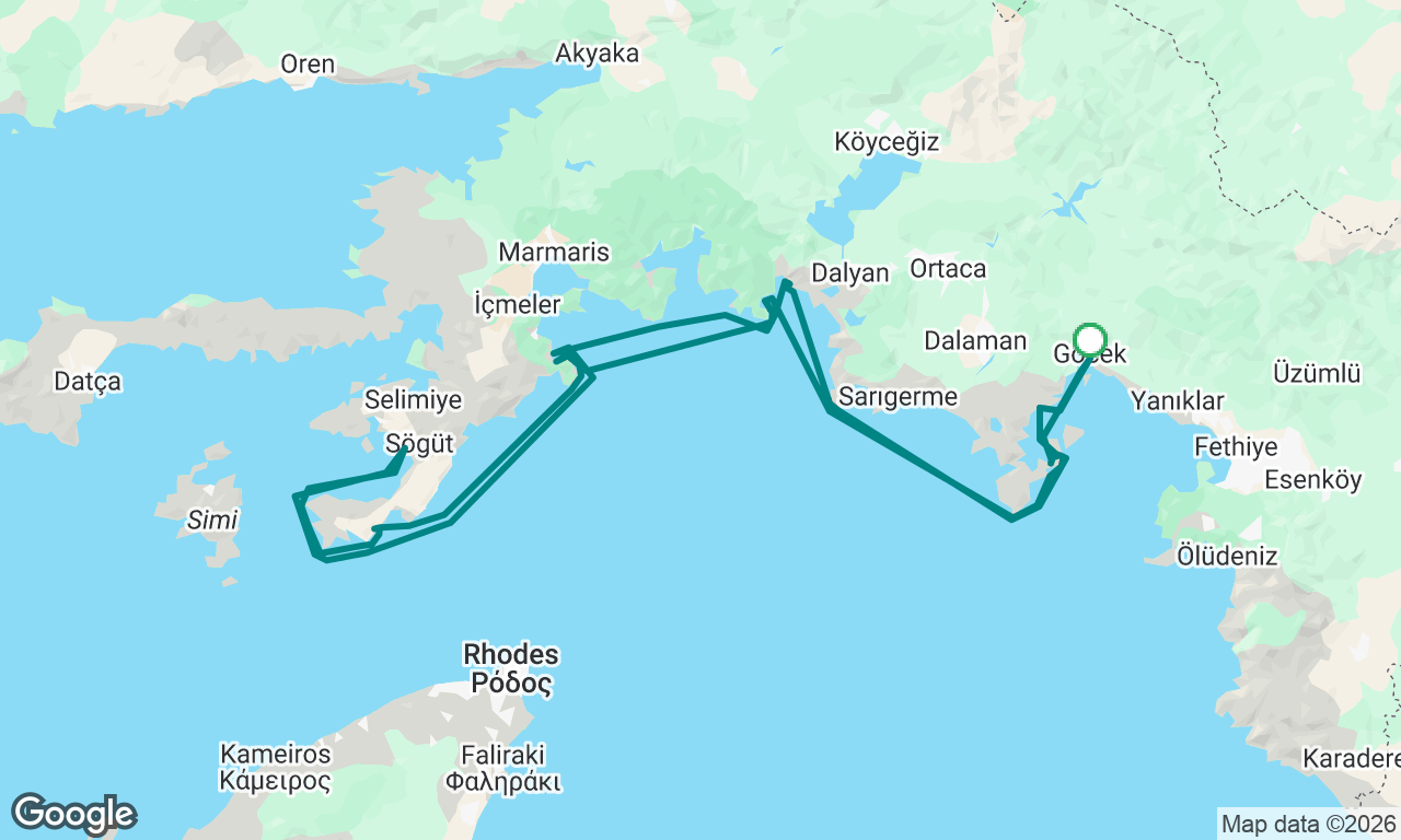 Göcek to Marmaris