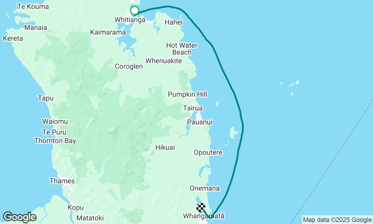 Whangamata to Whitianga 18/10/25
