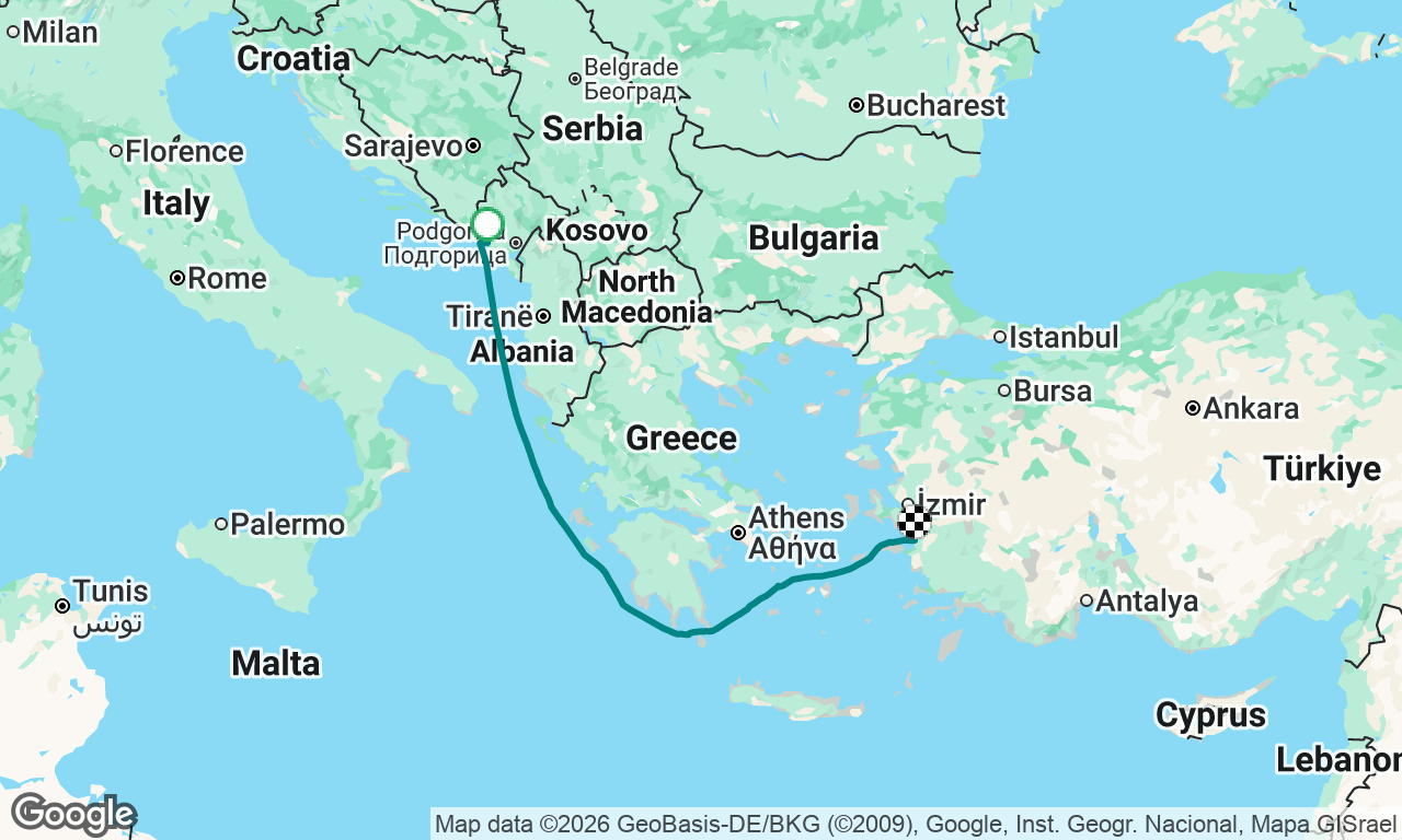 Tivat - Kušadasi