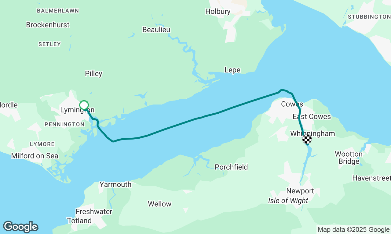 Lymington to The Folly