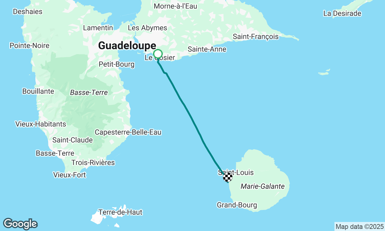 Guadeloupe Le belle vie sailing Day 1
