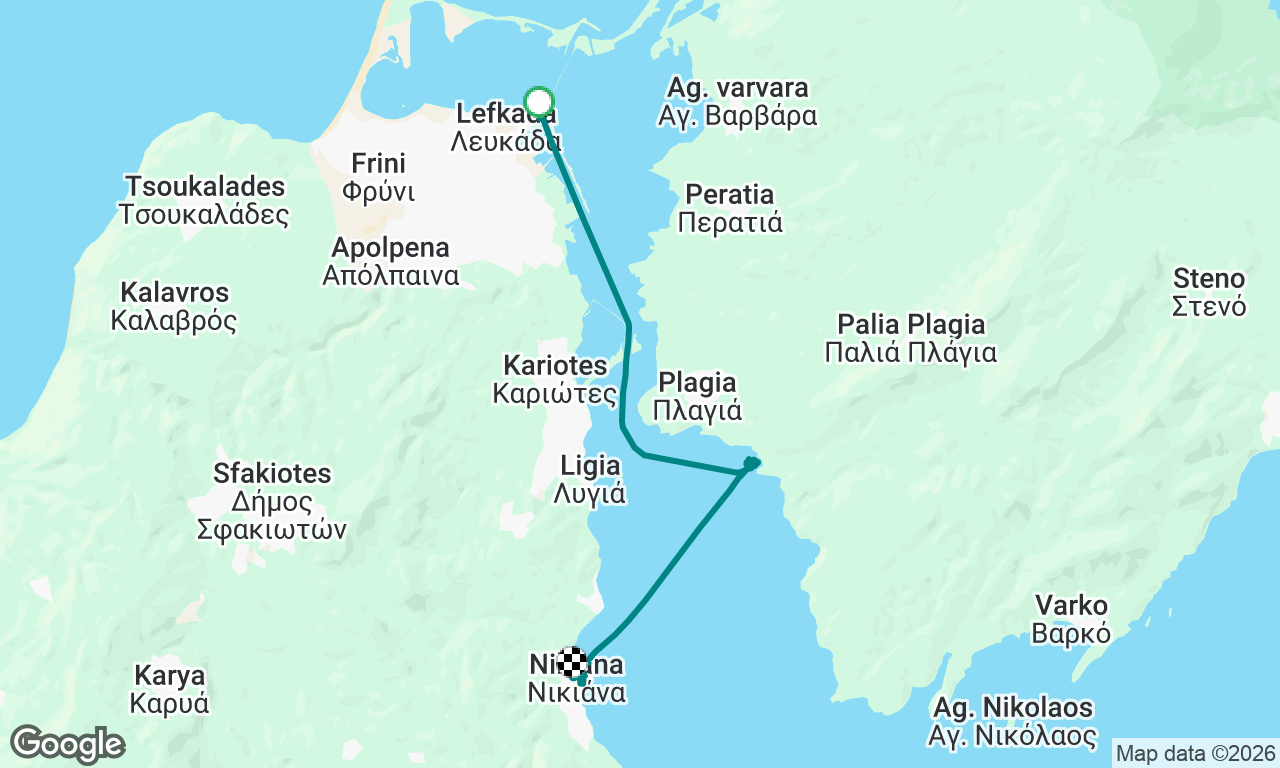 Voyage map