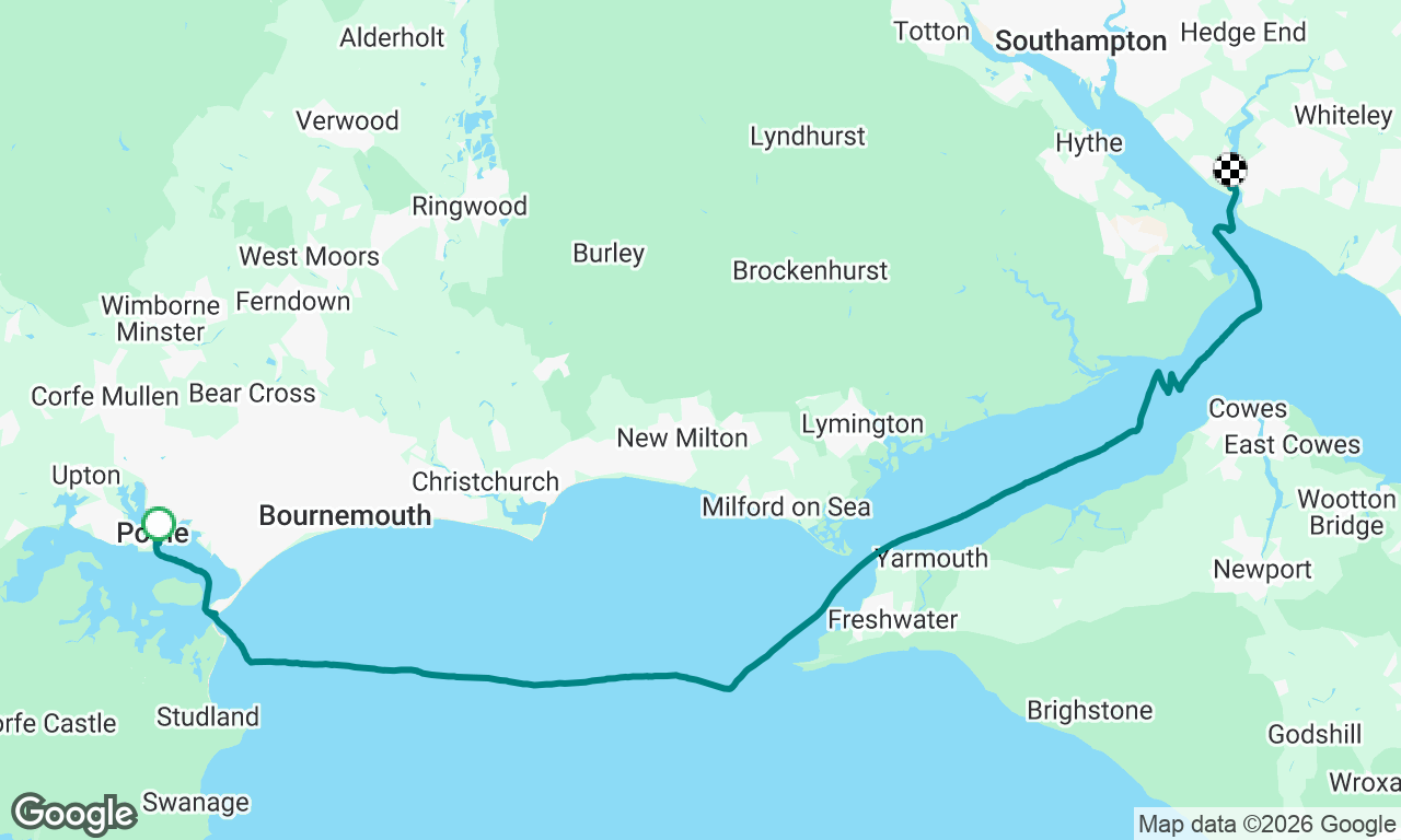 Poole to Hamble Point Marina