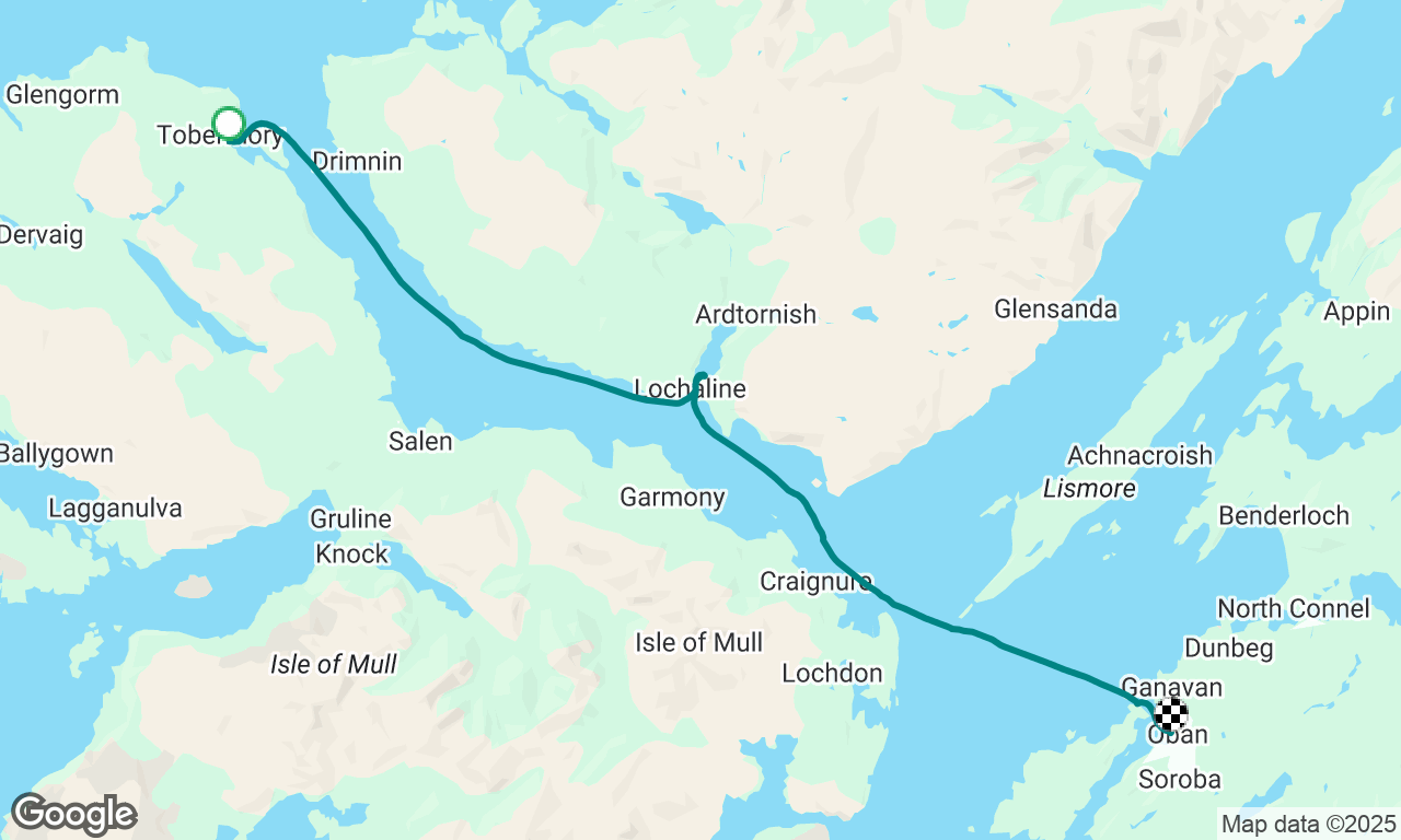 Tobermory to Oban