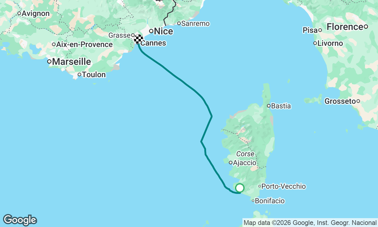 Voyage map