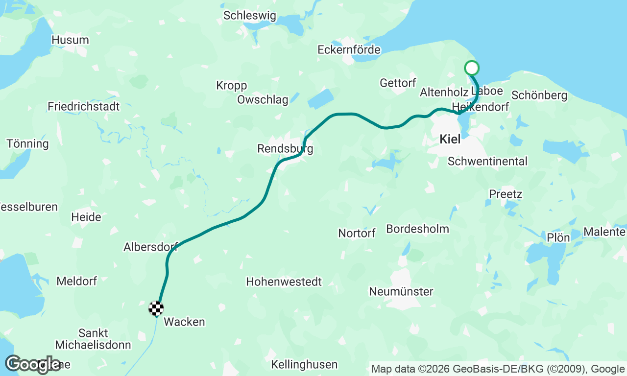 Kiel nach Dükerswisch