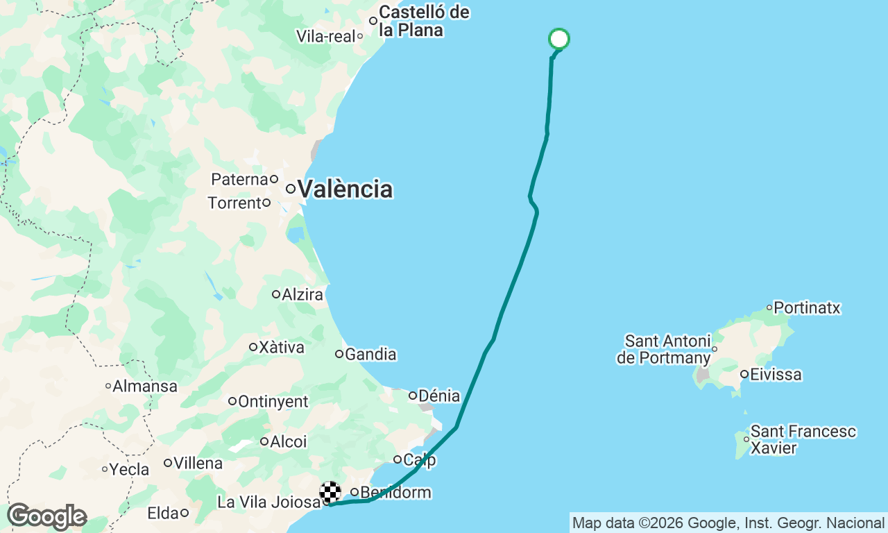 Voyage map