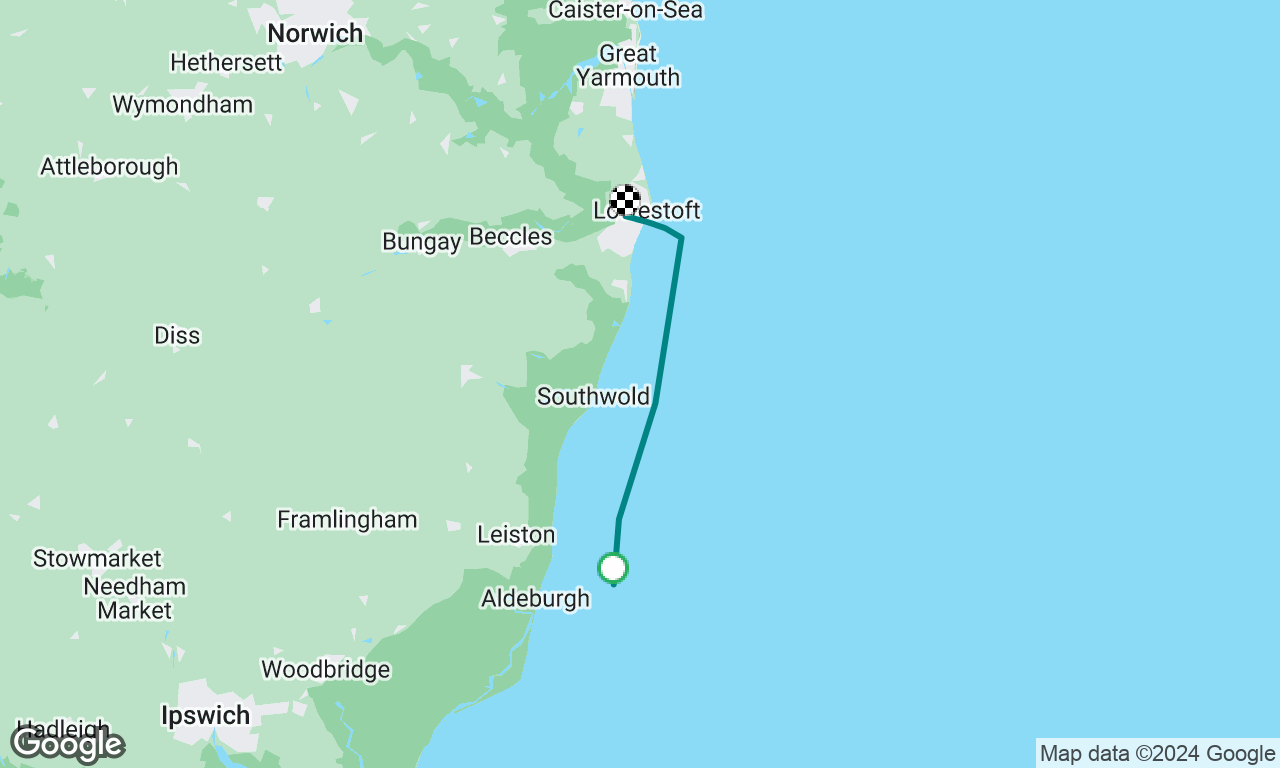 ipswich to lowestoft second half