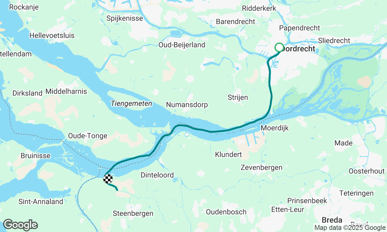 Dordrecht to Benedensas