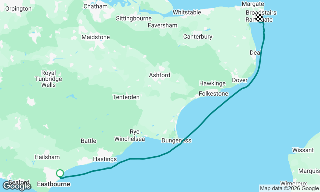 Eastbourne to Ramsgate