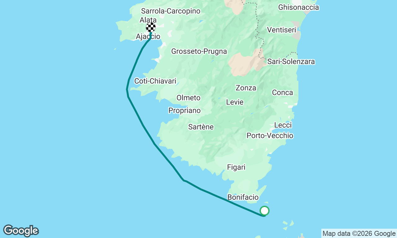 Voyage map