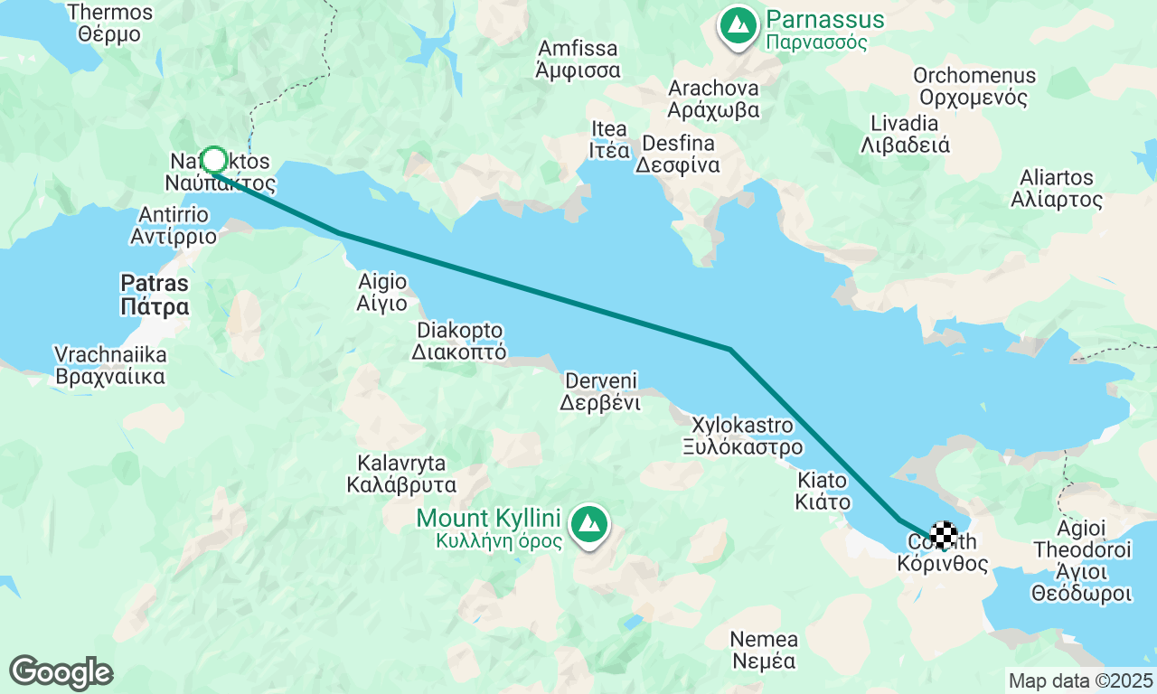 Nafpaktos to Korinth (Gabriella)