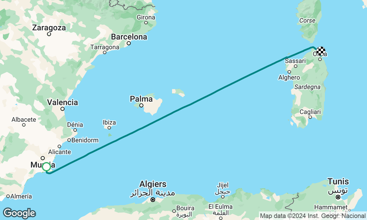 Yacht Delivery: Leg 4: Cartagena to Cala dei Sardi