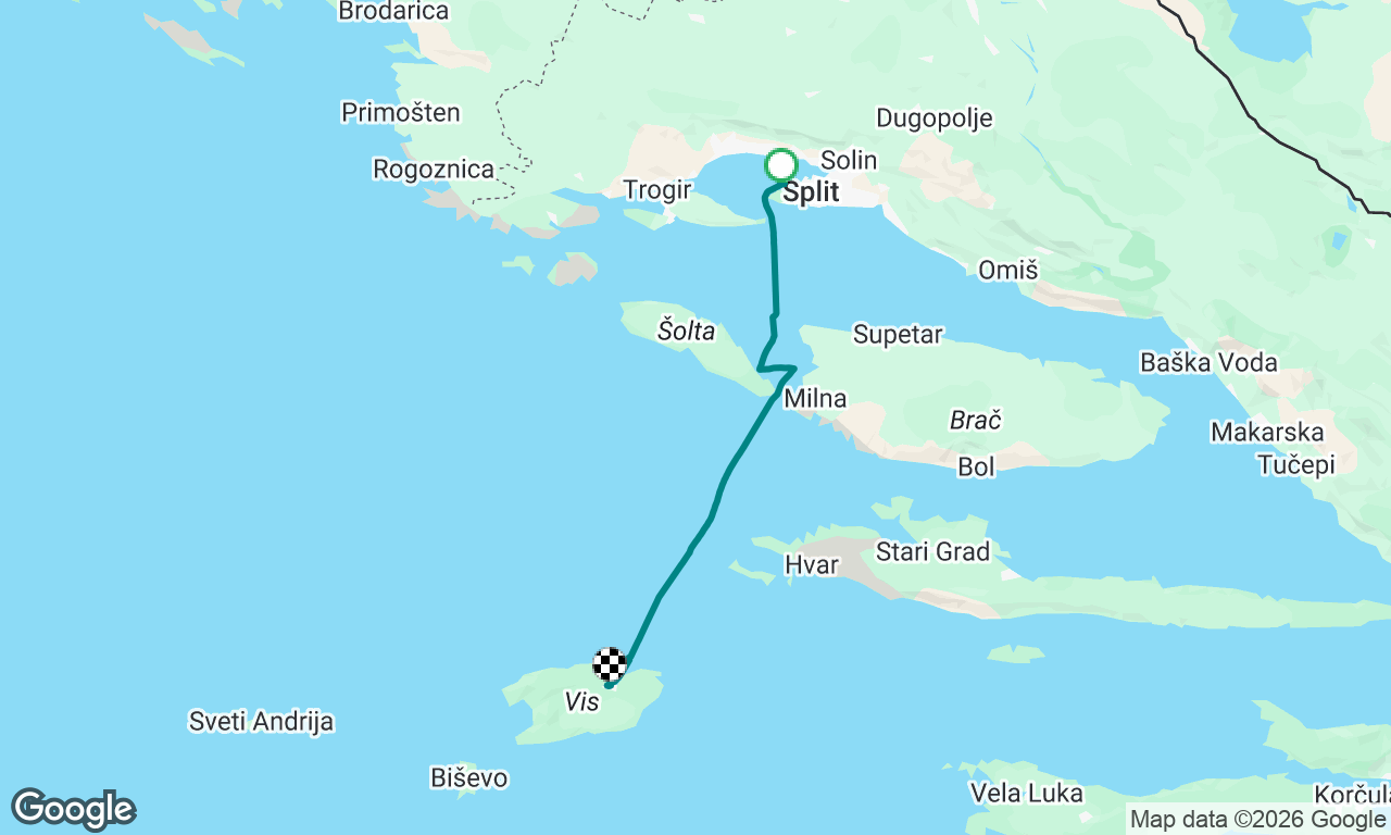 Voyage map
