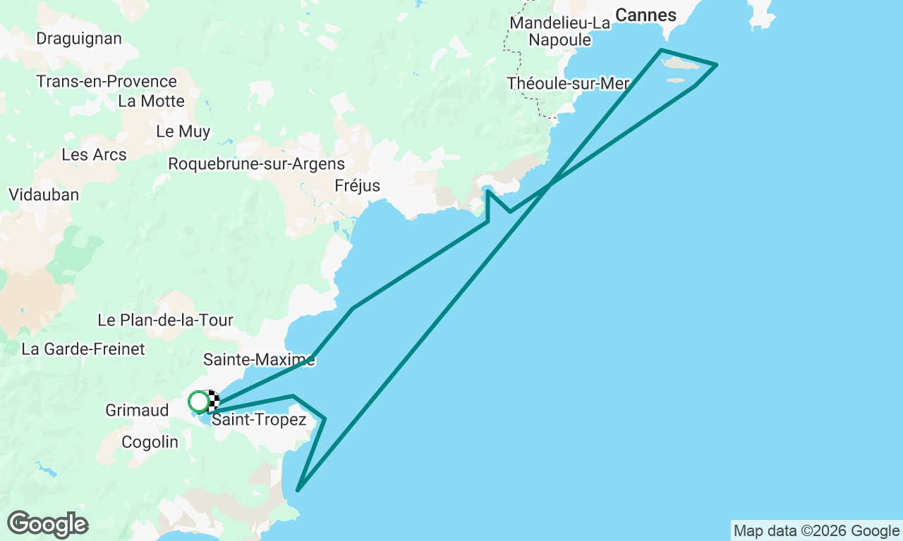 Voyage map