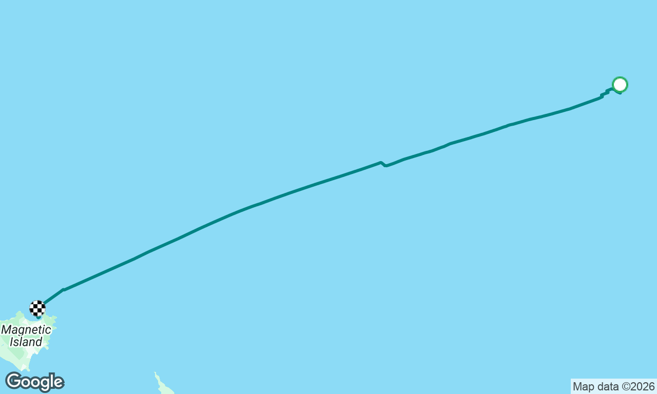 The reef to Magnetic Island 
