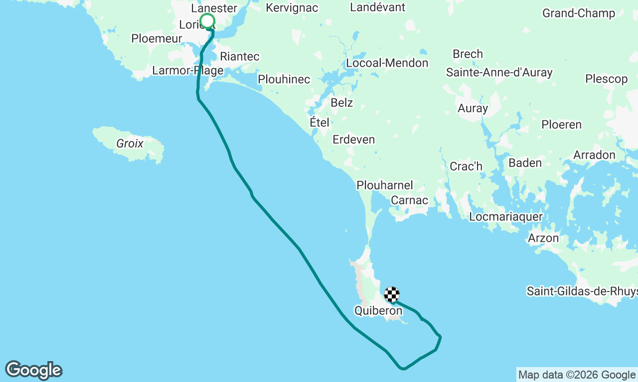 Lorient to Quiberon 