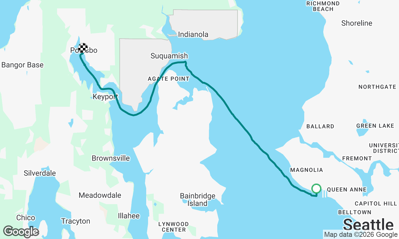 Elliott Bay -> Poulsbo