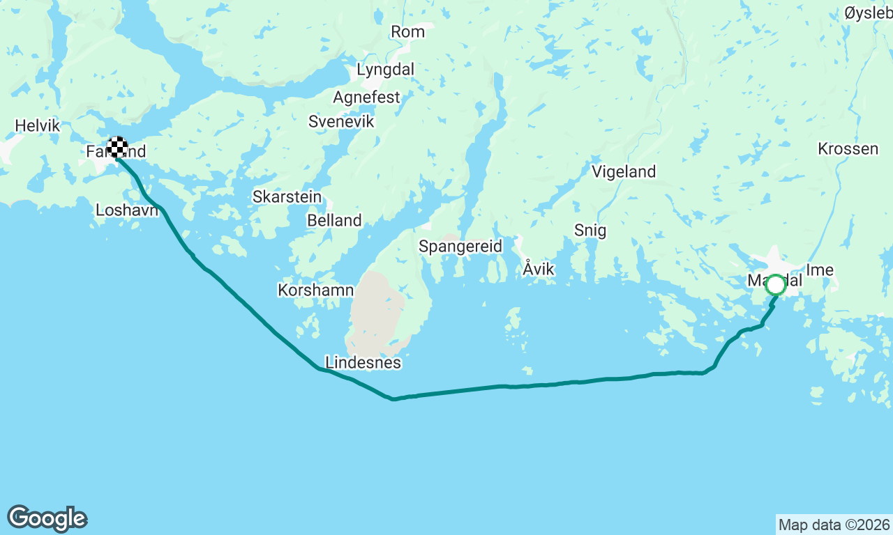 Voyage map