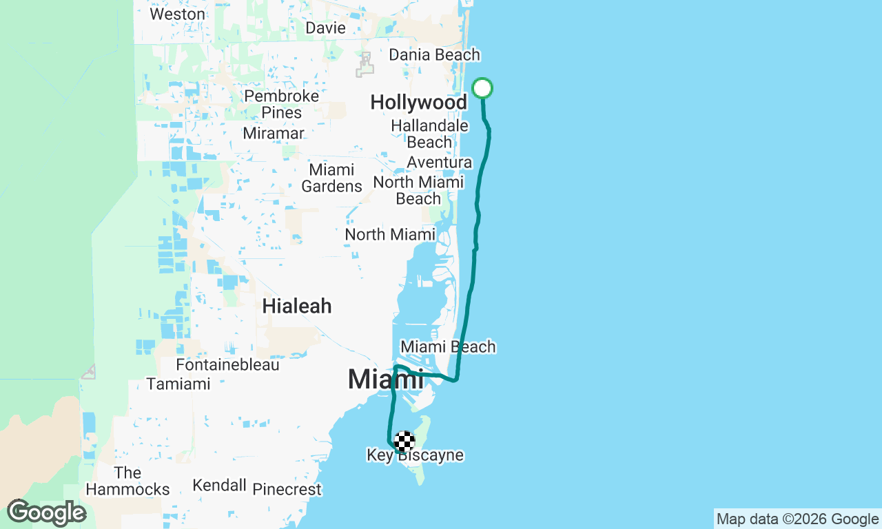 FLL to Key Biscayne
