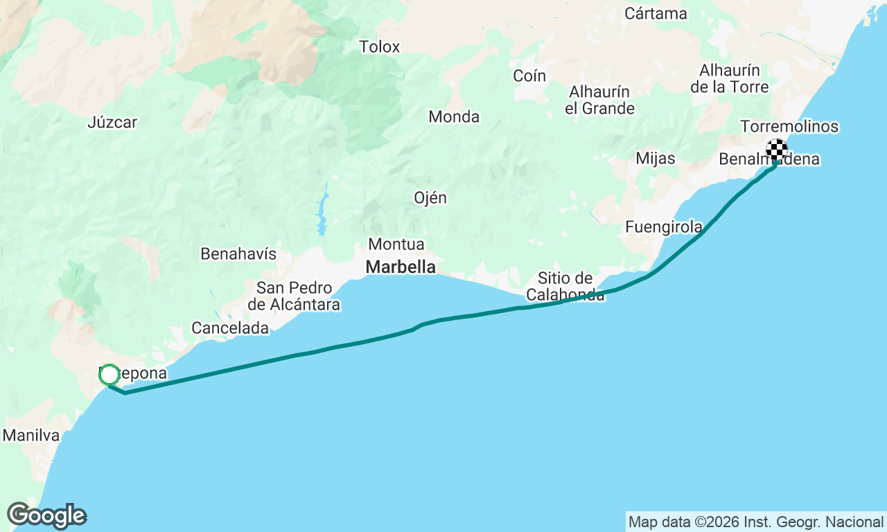 Estepona to Benalmádena 