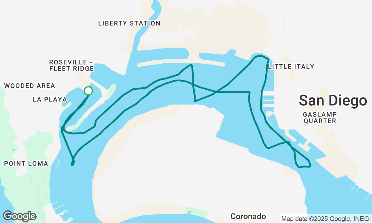 El Gato sail with Annie and Eric