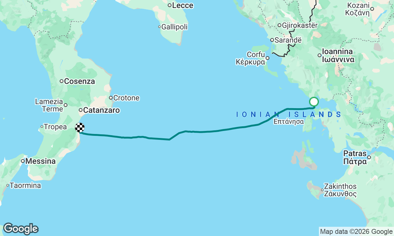 Voyage map