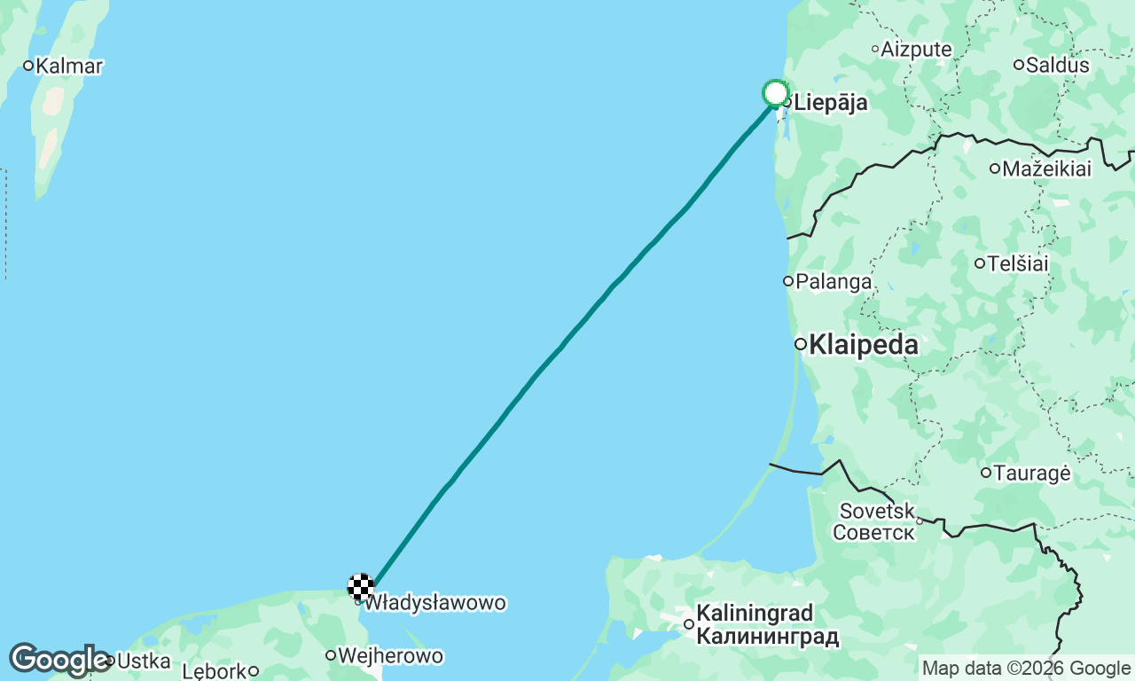 Voyage map